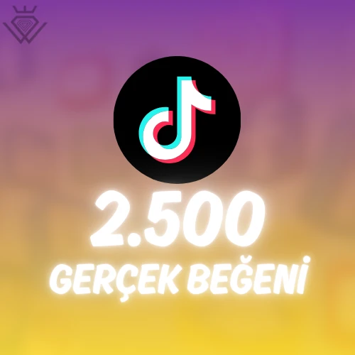TikTok 2.500 Beğeni - Keşfet Etkili