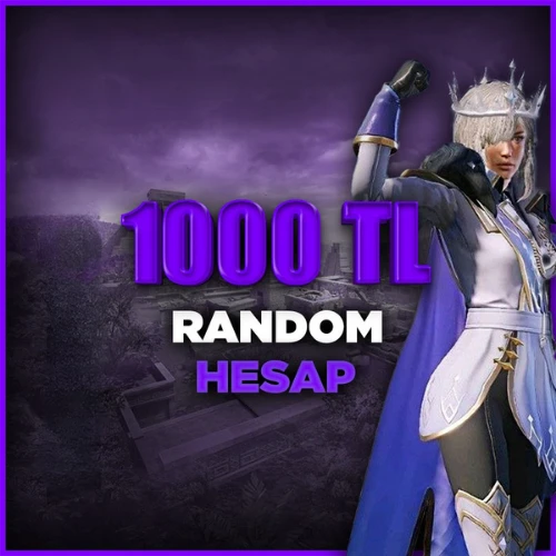 ⭐1000TL⭐RANDOM PUBGM HESAP⭐