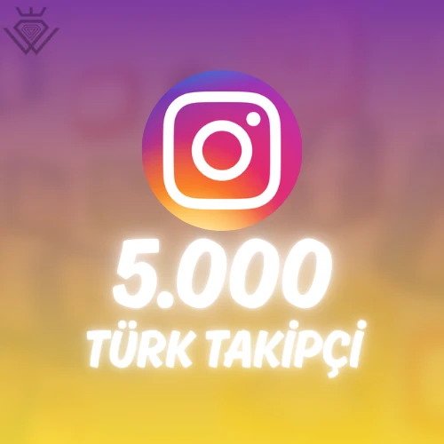 Instagram 5.000 Türk Takipçi - Güvenli İşlem